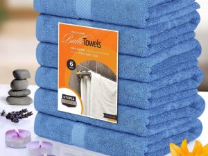 Cotton Bath Towel By Aj Trading Towels - 24 X 48 Inches