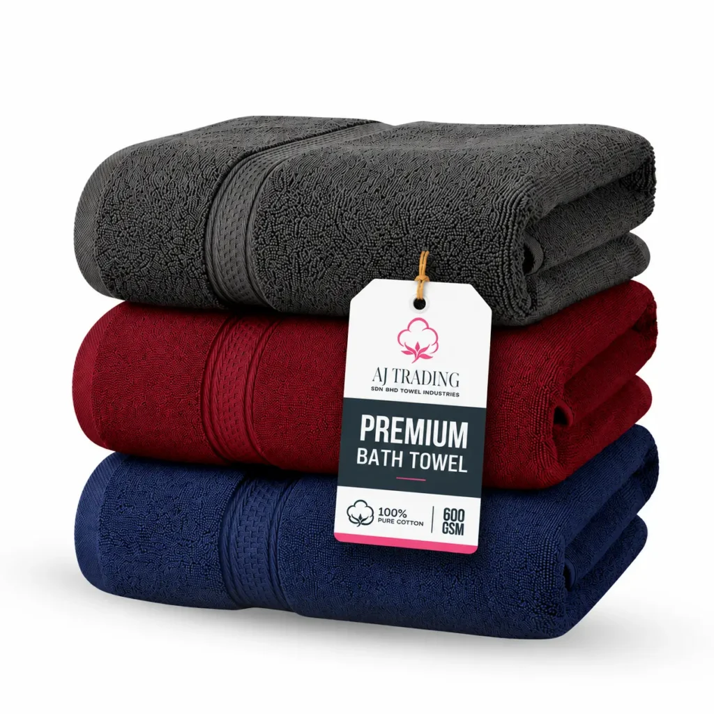 Premium Bath Towel 27 × 54 Inches | 500 GSM Malaysia