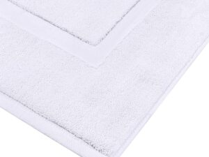 Cotton Banded Bath Mats by Aj Trading Towels - 21 x 34 Inches