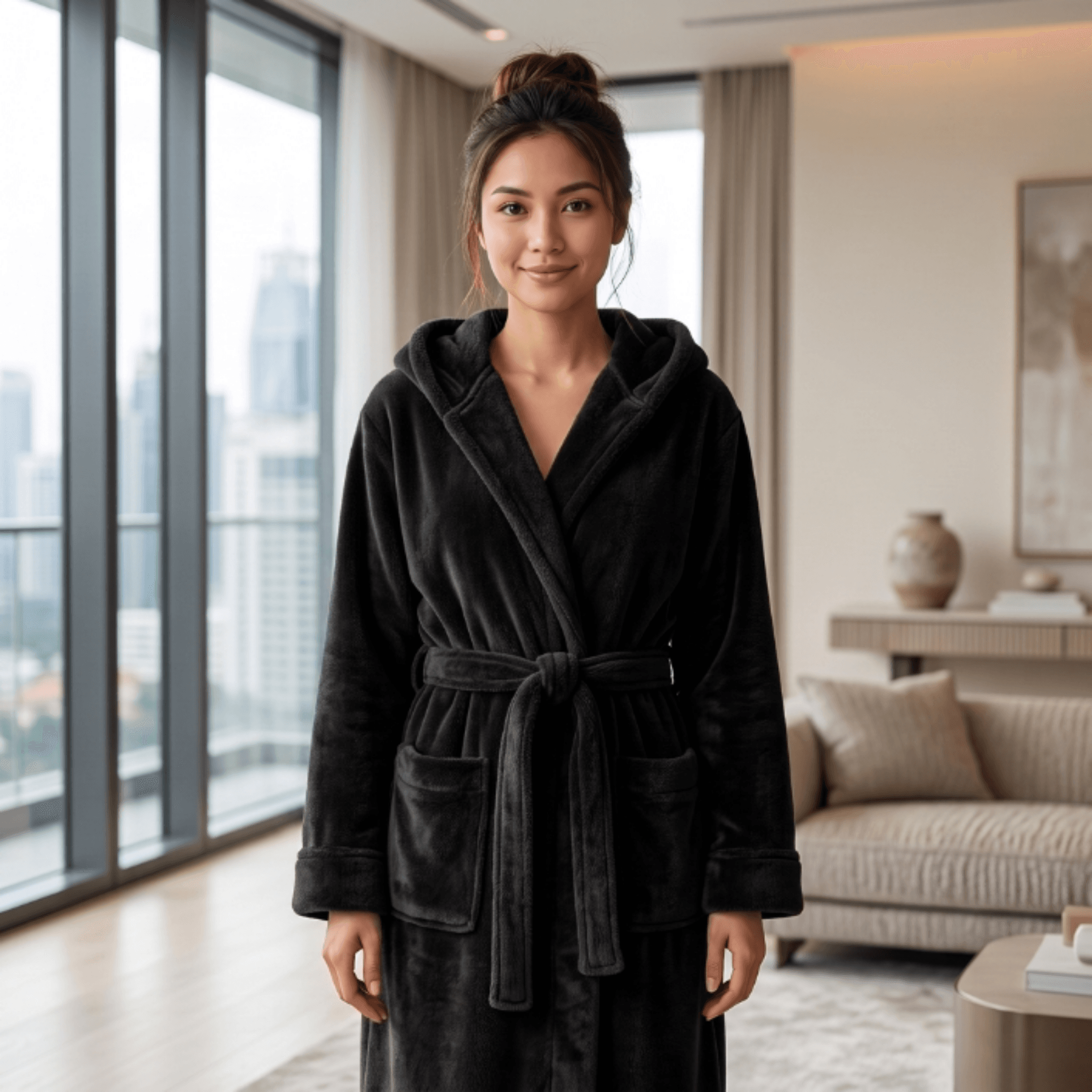 Premium Hooded Bathrobe