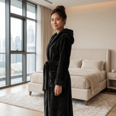Premium Hooded Bathrobe