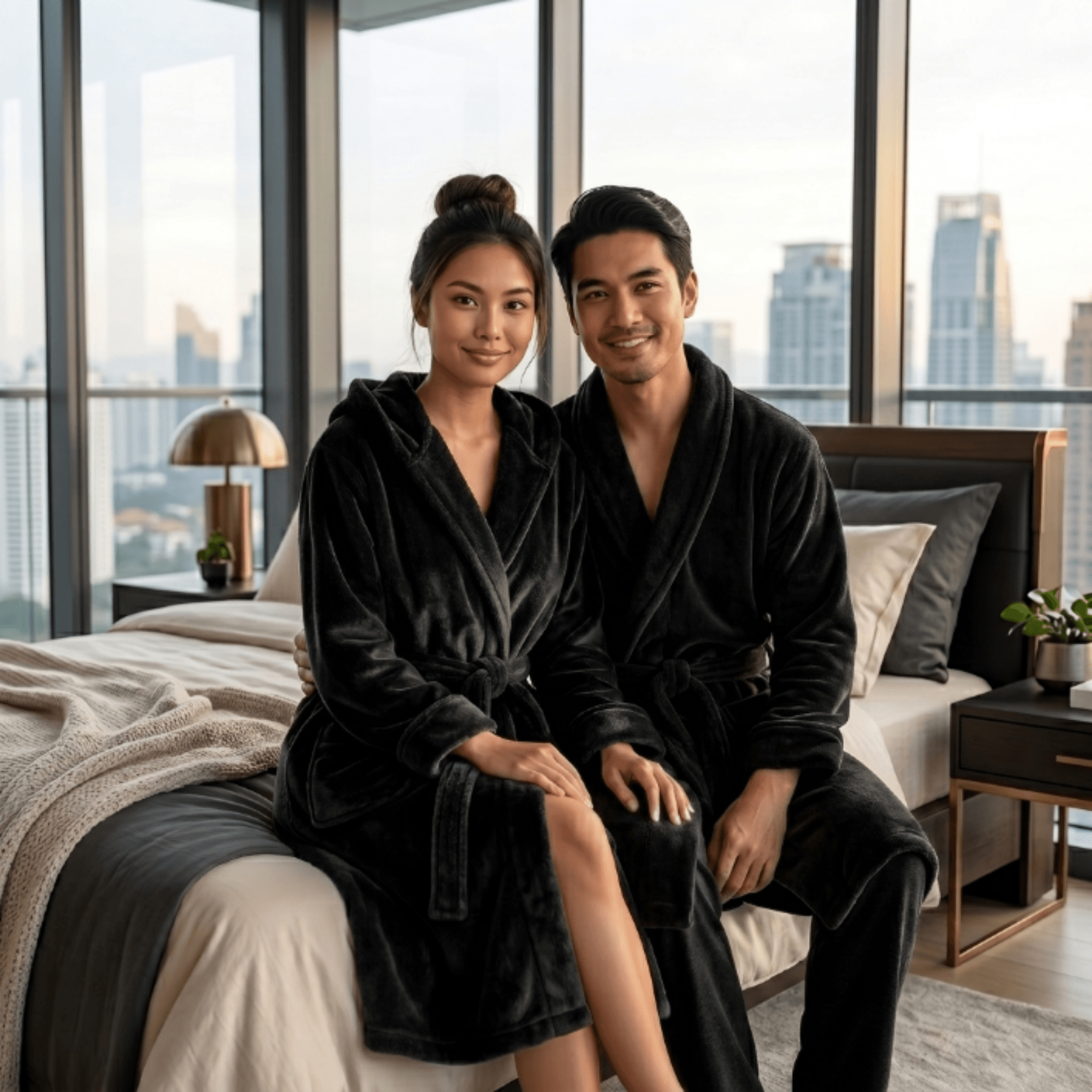 Premium Hooded Bathrobe