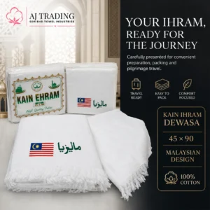 Kain Ihram Malaysia – Premium Cotton Ihram for Hajj & Umrah