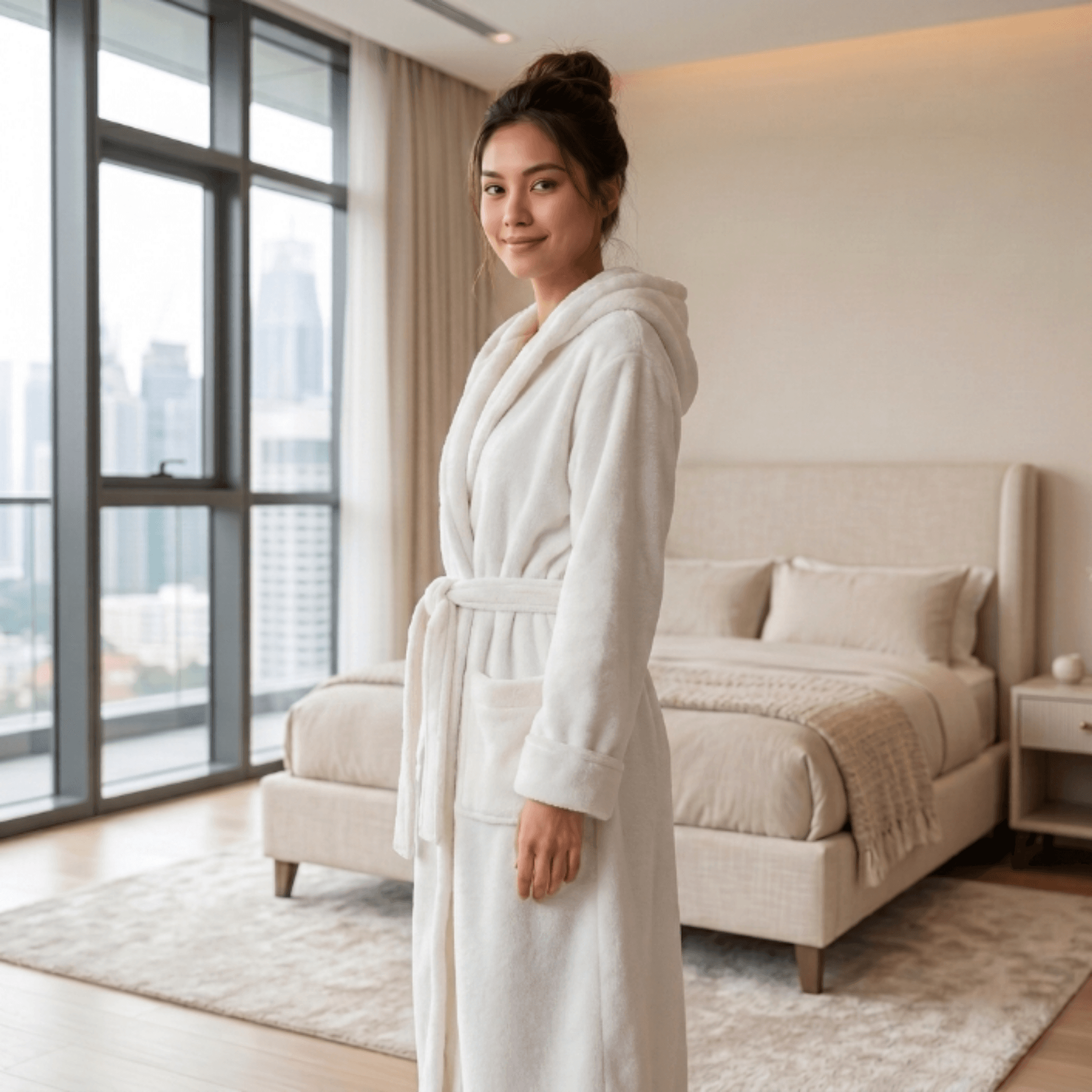 Premium Hooded Bathrobe