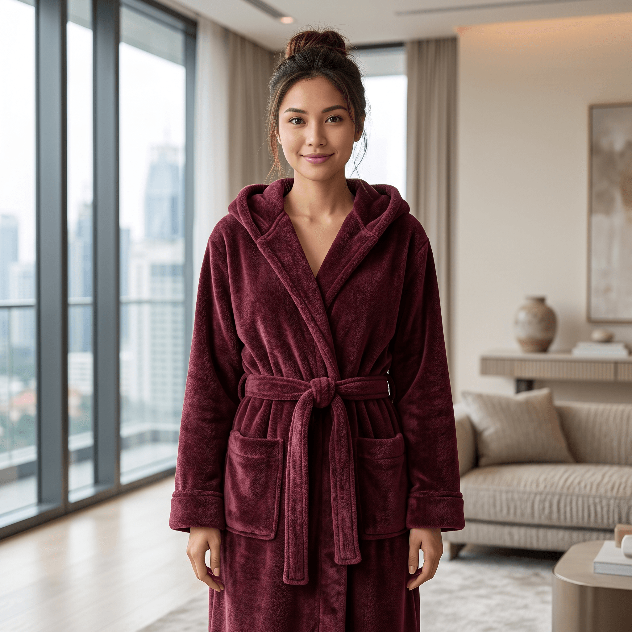 Premium Hooded Bathrobe