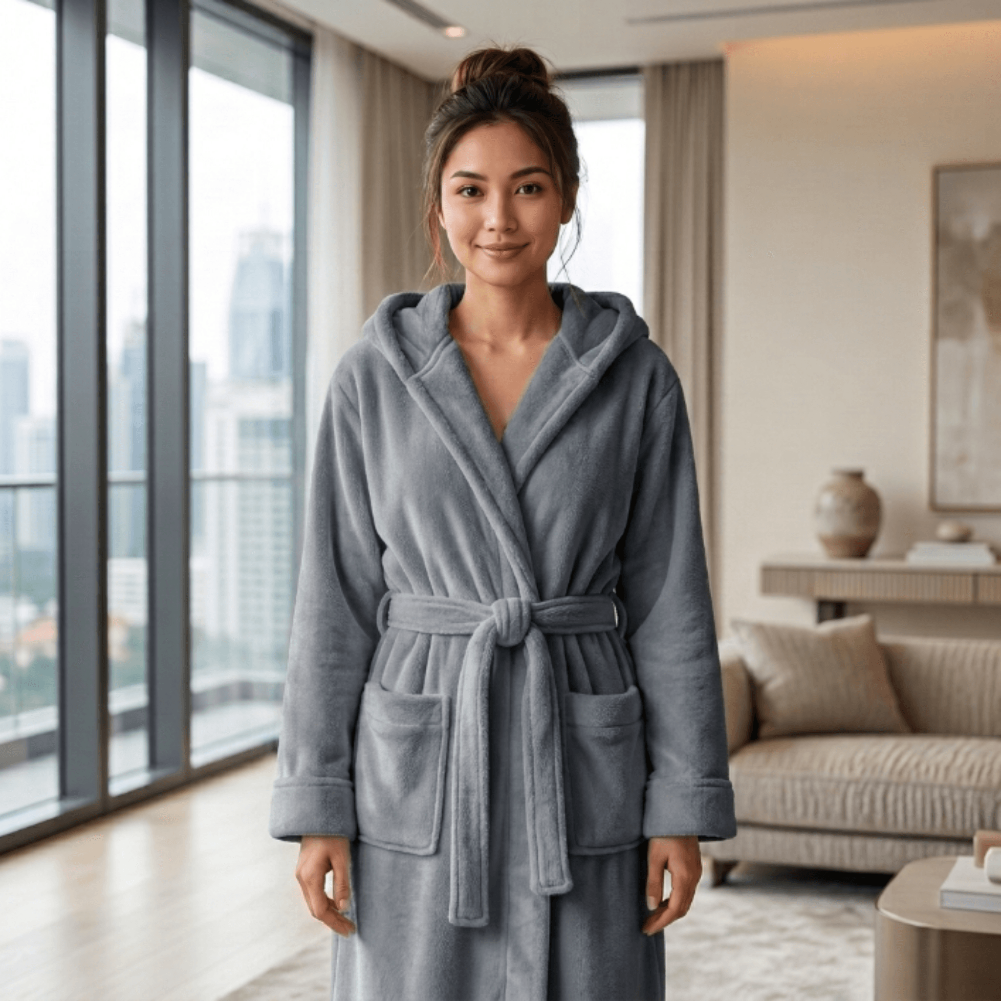 Premium Hooded Bathrobe