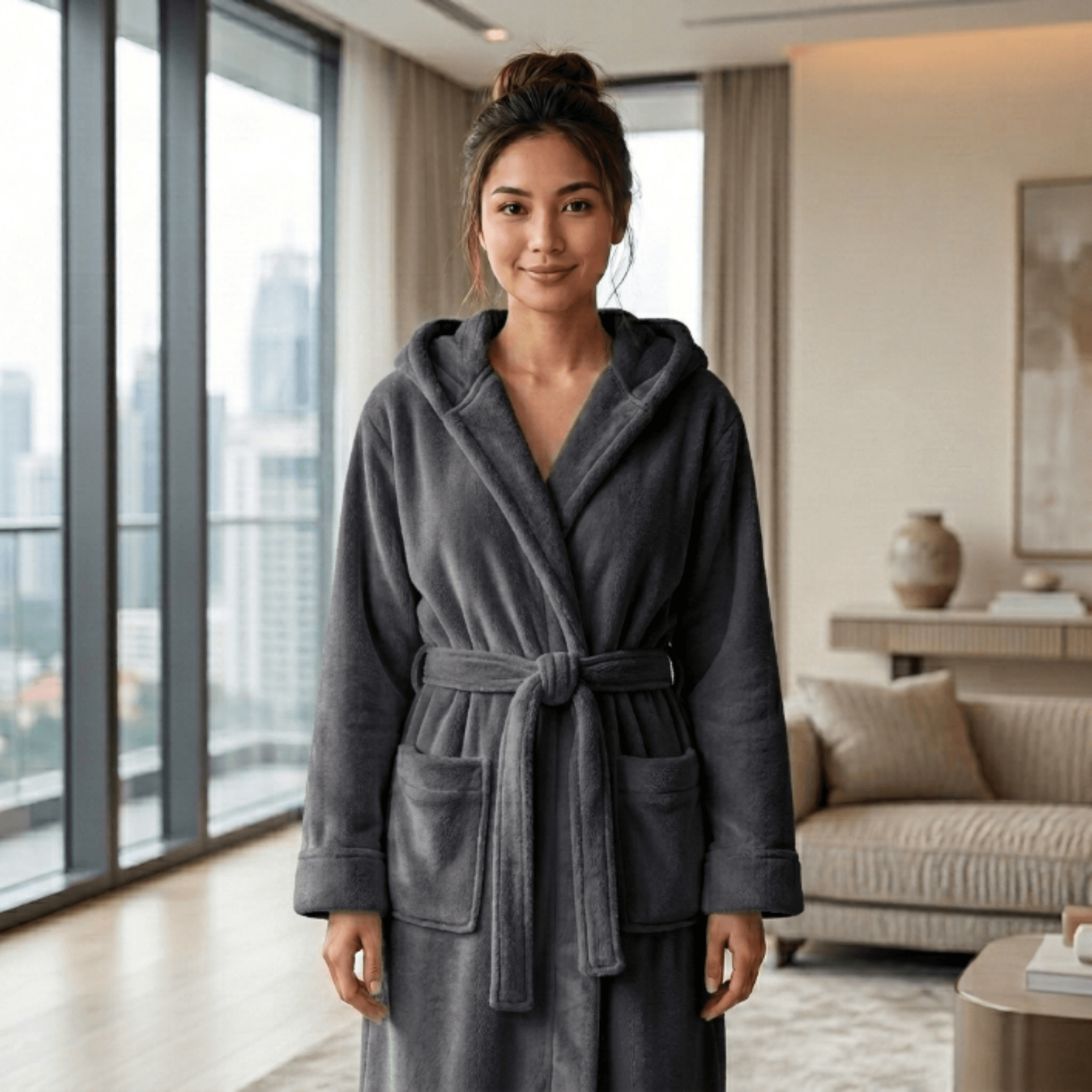 Premium Hooded Bathrobe