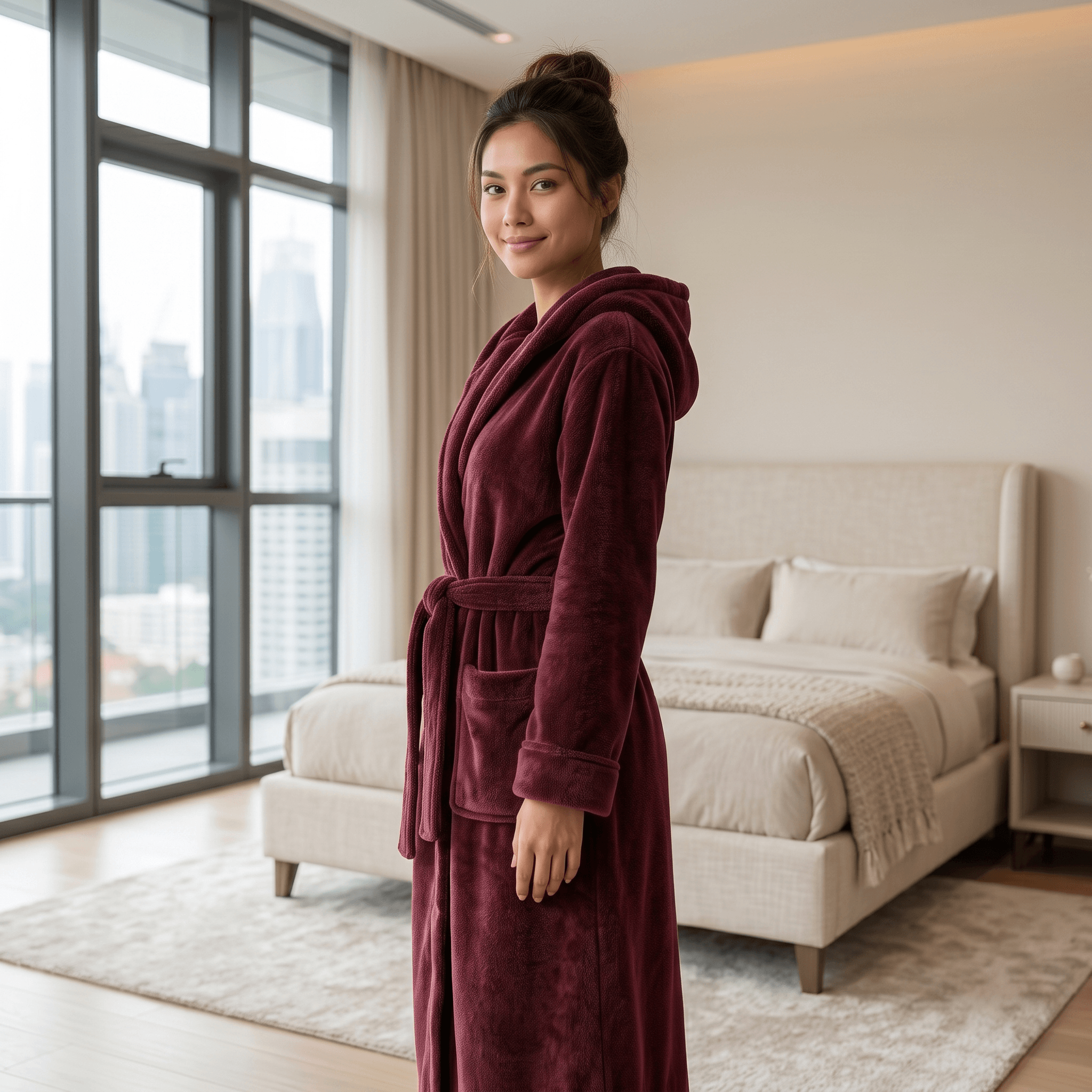Premium Hooded Bathrobe