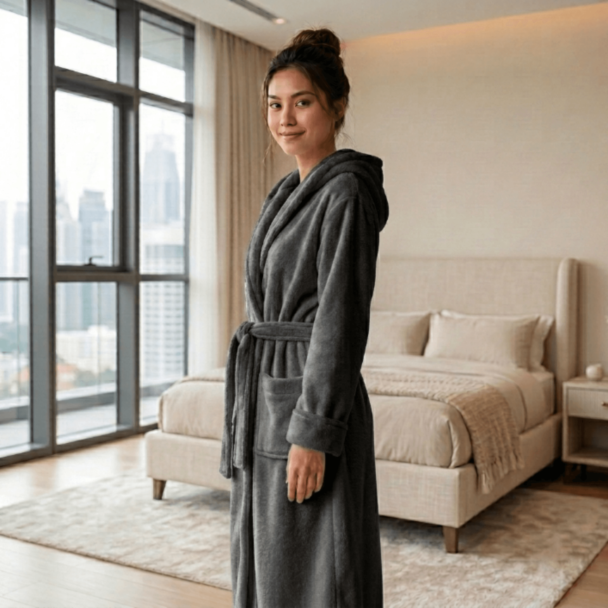 Premium Hooded Bathrobe