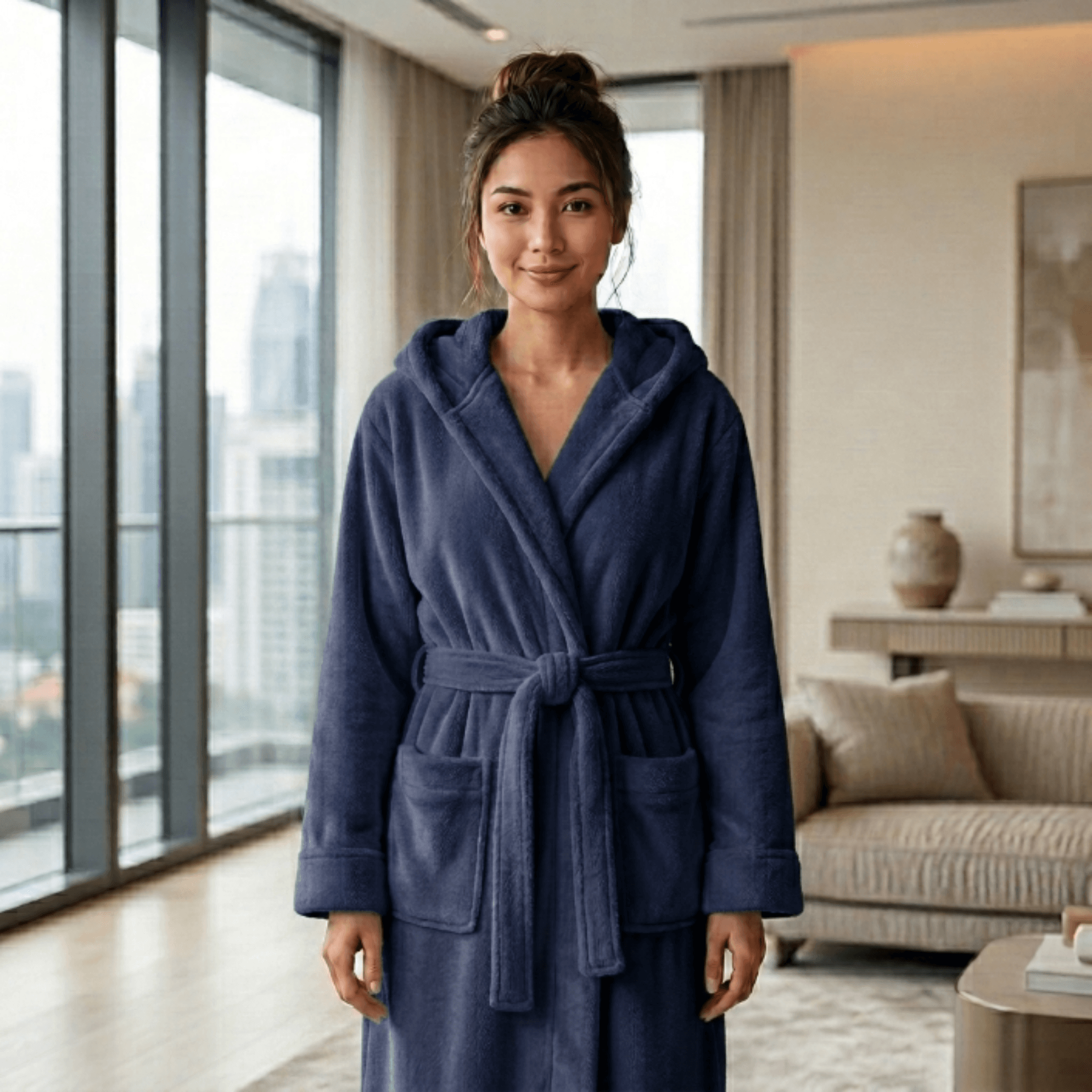 Premium Hooded Bathrobe