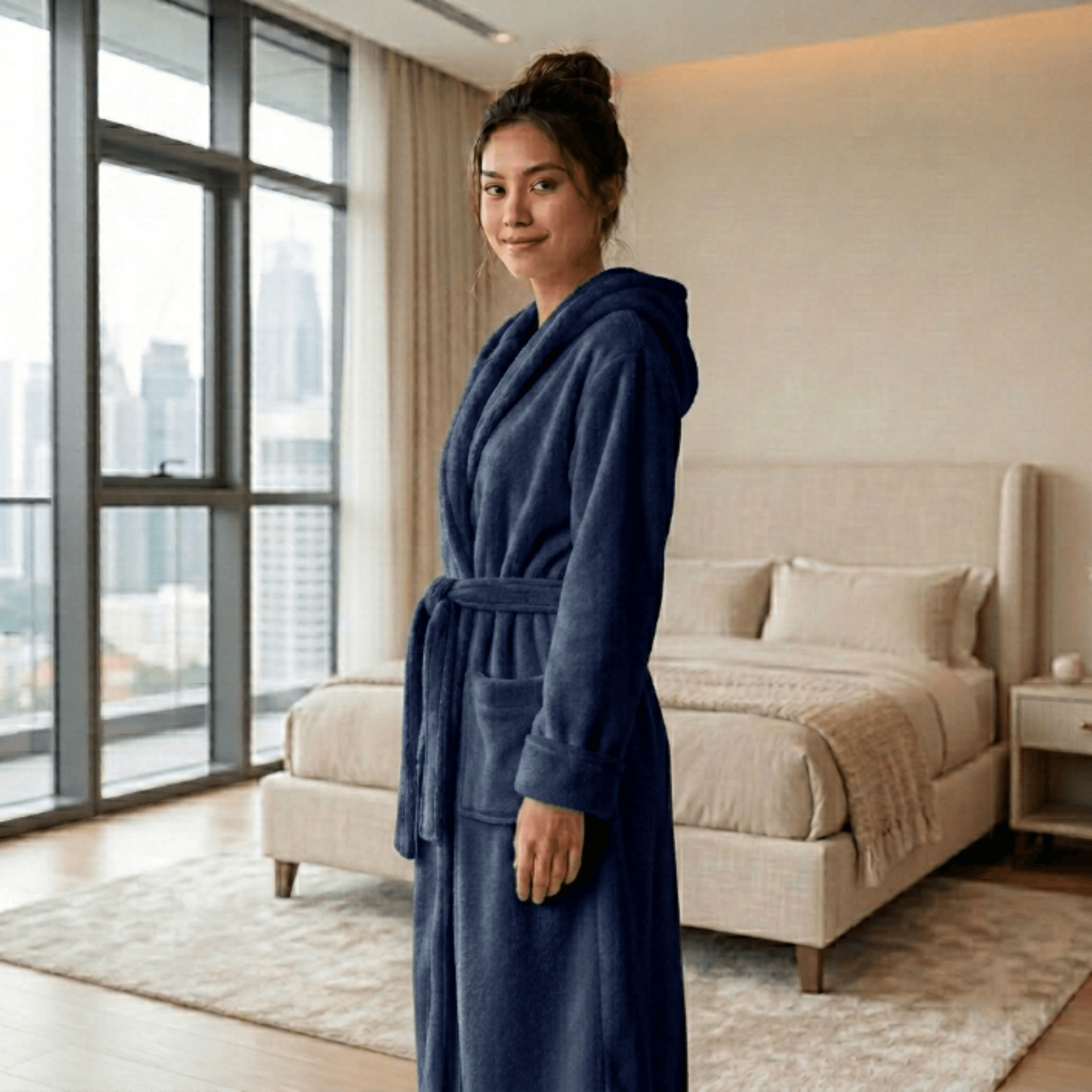 Premium Hooded Bathrobe