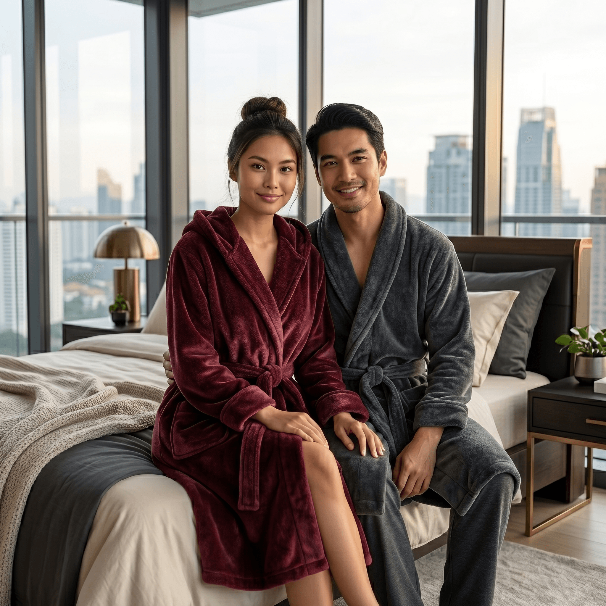 Premium Hooded Bathrobe