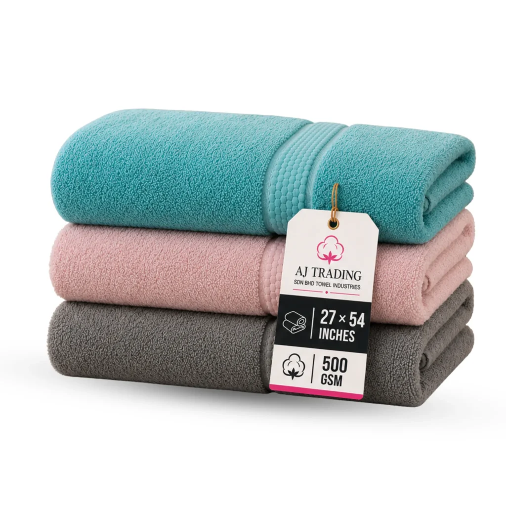 Diamond Fancy Bath Towel – 27×54 – GSM 500