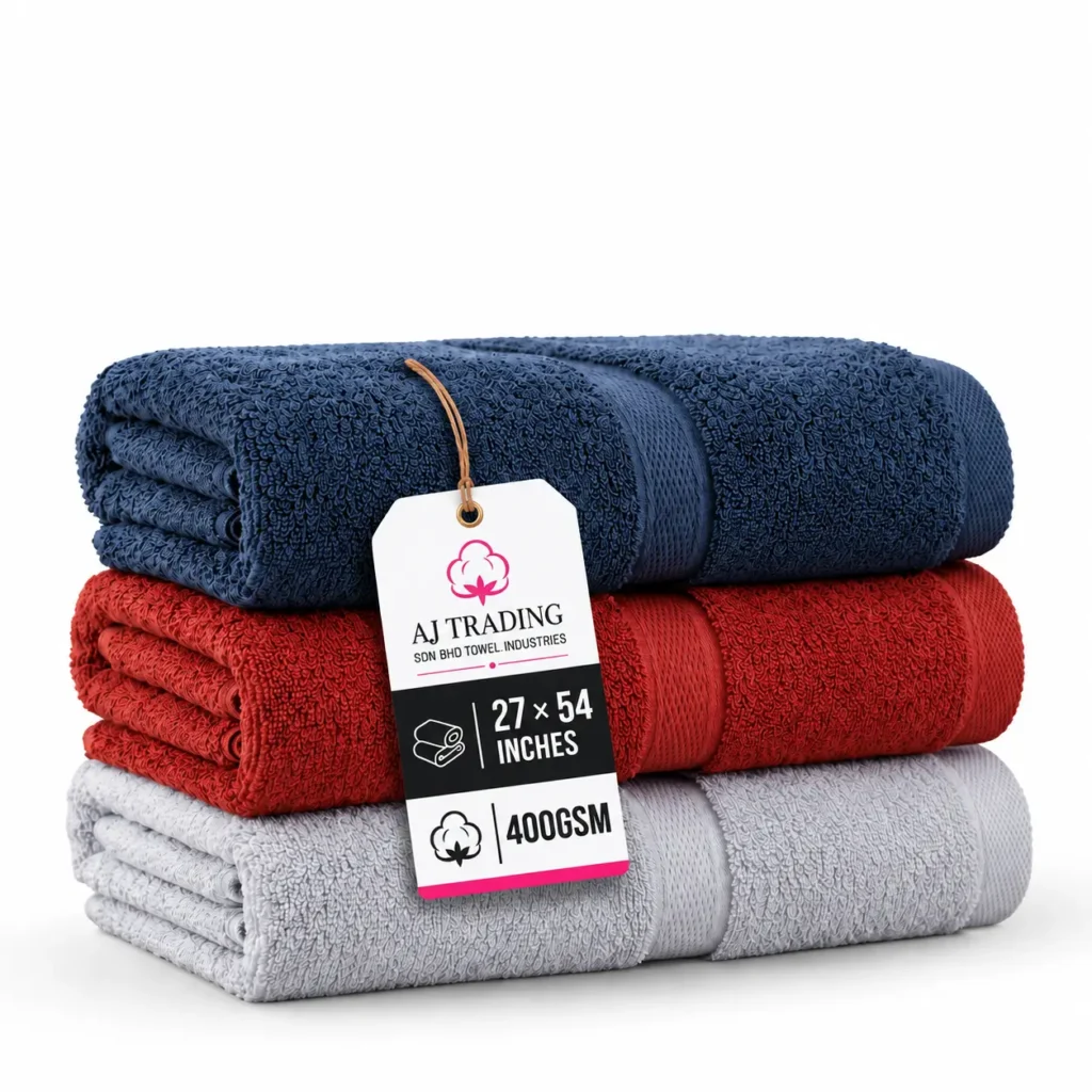 Fancy Towels 27x54 Inches 400 GSM | AJ Trading Wholesale