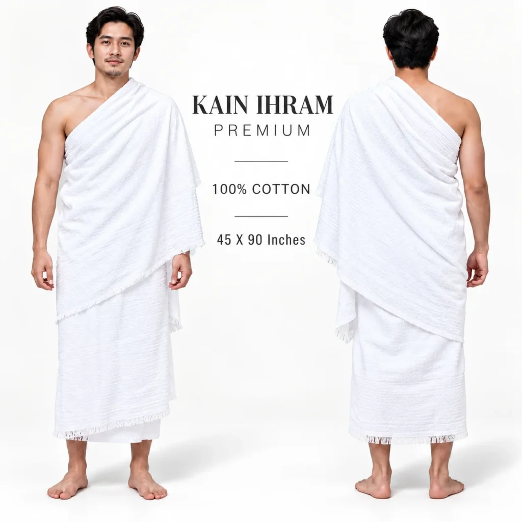 Kain Ihram Malaysia – Premium Cotton Ihram for Hajj & Umrah