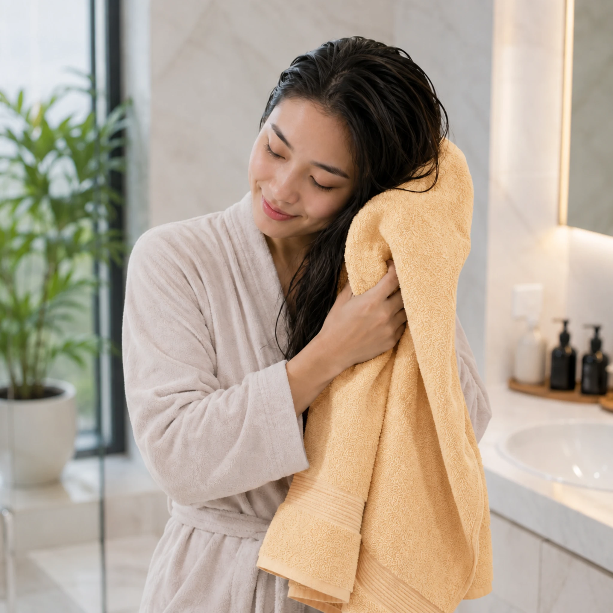 fancy bath towel