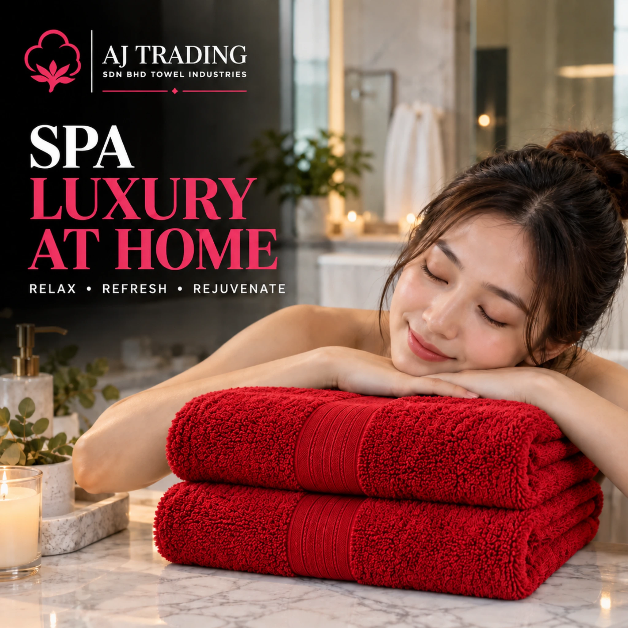 400 GSM Cotton Bath Towel 27×52 Inches – Fancy Design