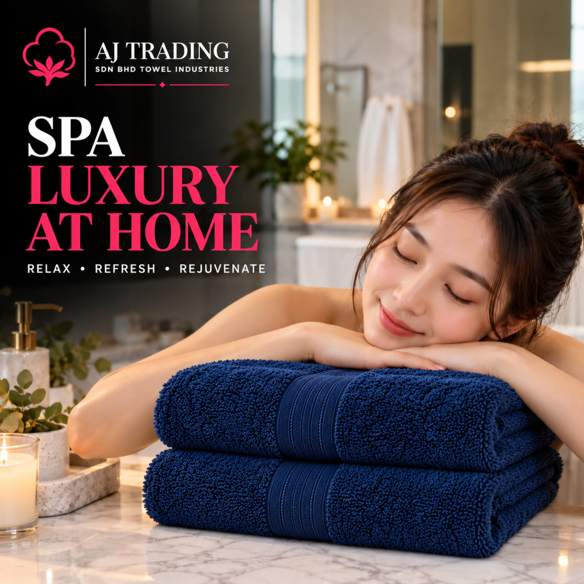 400 GSM Cotton Bath Towel 27×52 Inches – Fancy Design
