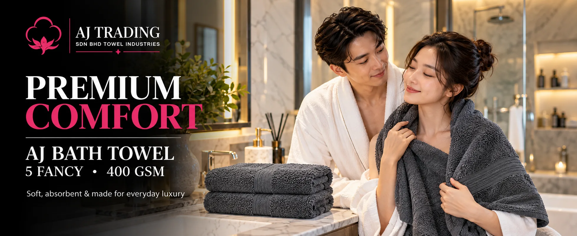 Bath towel 5 fancy