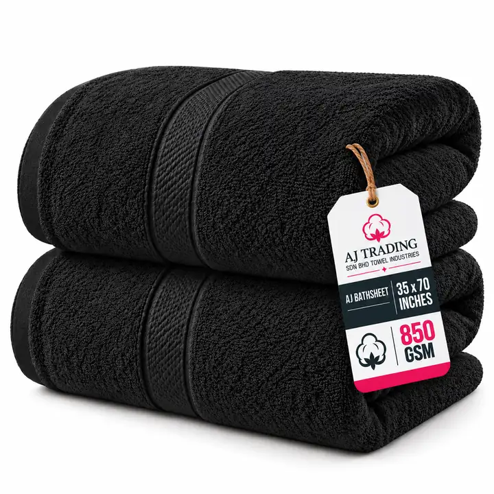 Luxury Jumbo Bath Sheet – 100% Ring Spun Cotton | 850 GSM