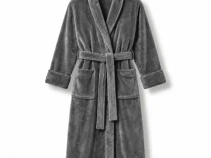 premium fleece fancy bathrobe