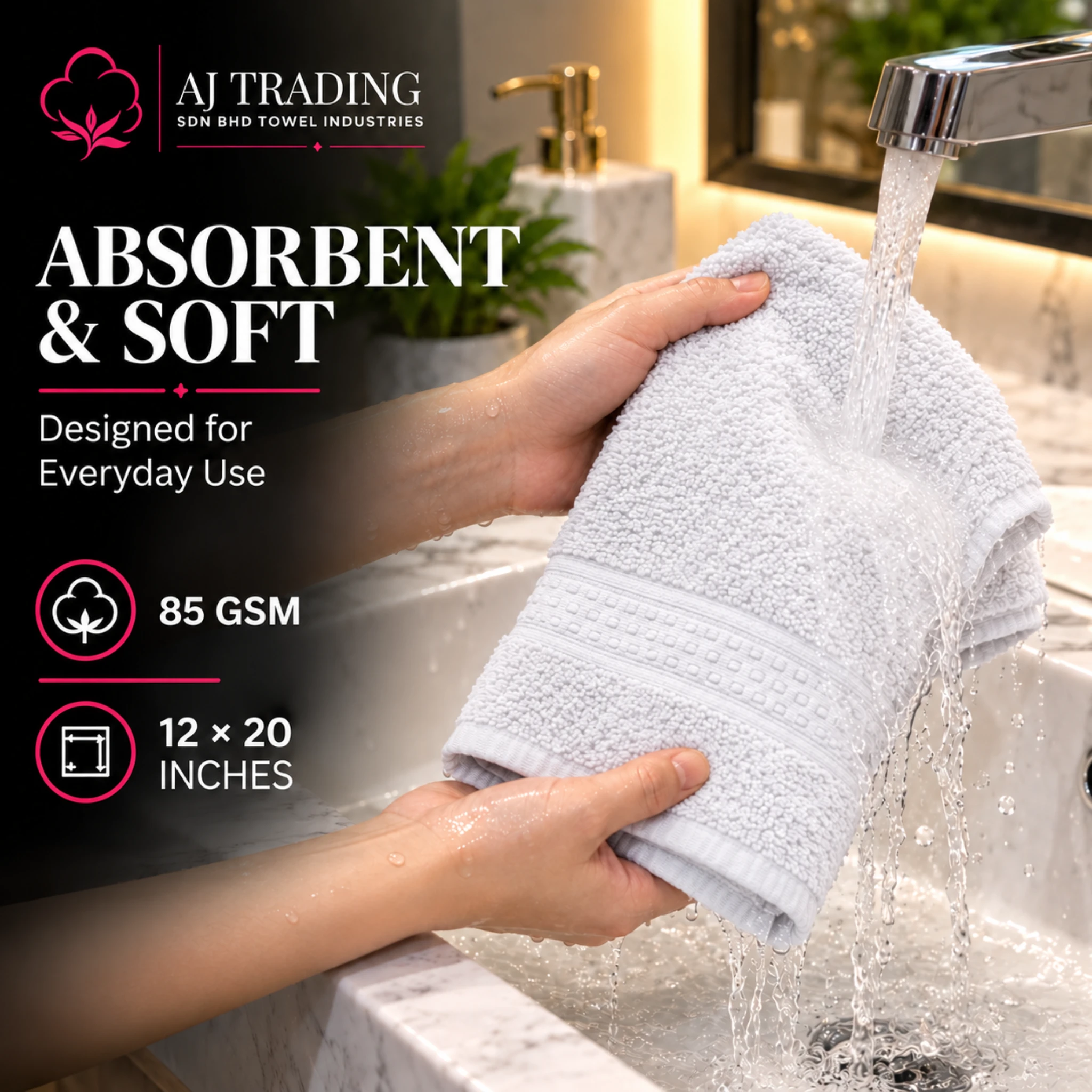 Hotel Face Towel US Fancy