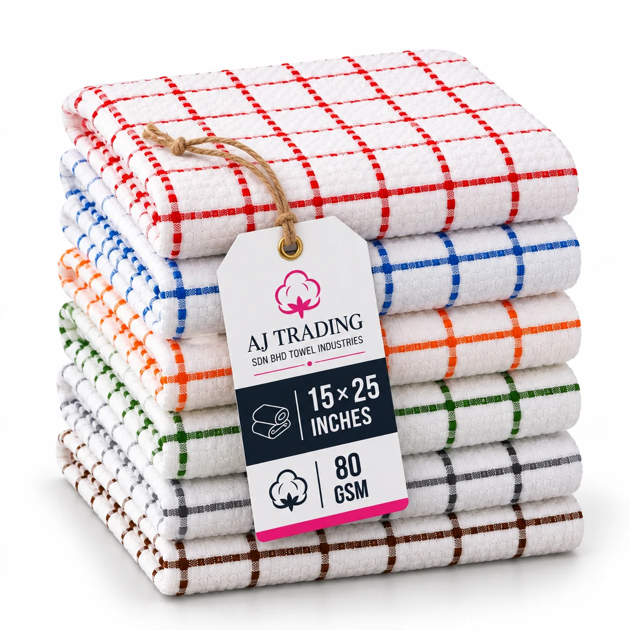 Kitchen Dish Cloth 15 × 25 Inches 100 GSM – AJ Trading Malaysia