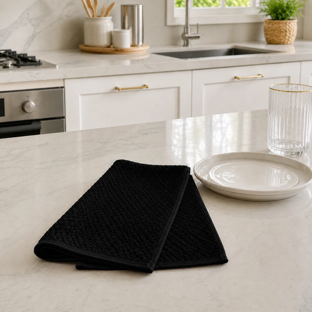 Popcorn Fancy Microfiber Kitchen Towel