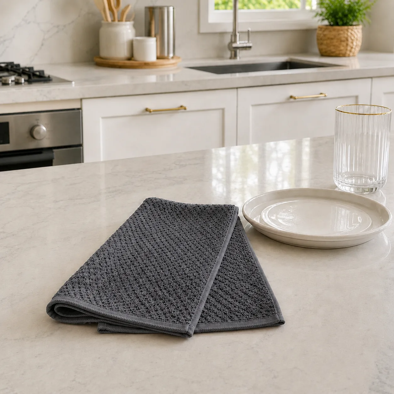 Popcorn Fancy Microfiber Kitchen Towel