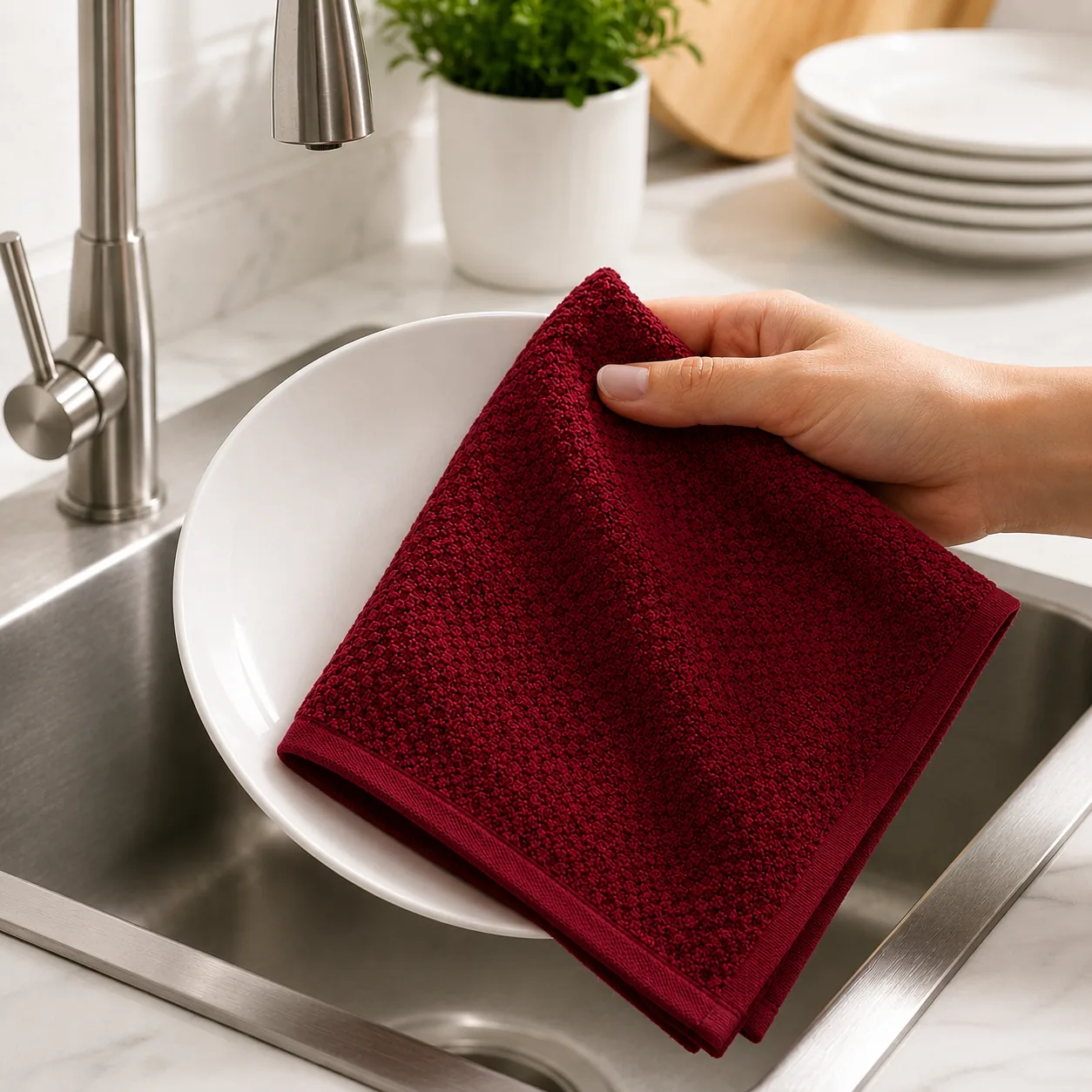 Popcorn Fancy Microfiber Kitchen Towel
