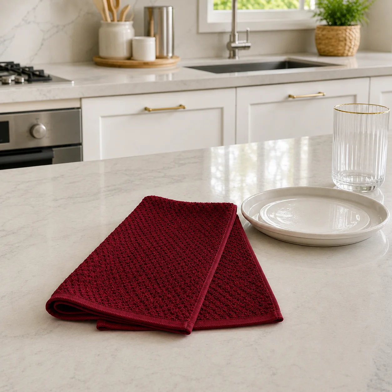 Popcorn Fancy Microfiber Kitchen Towel