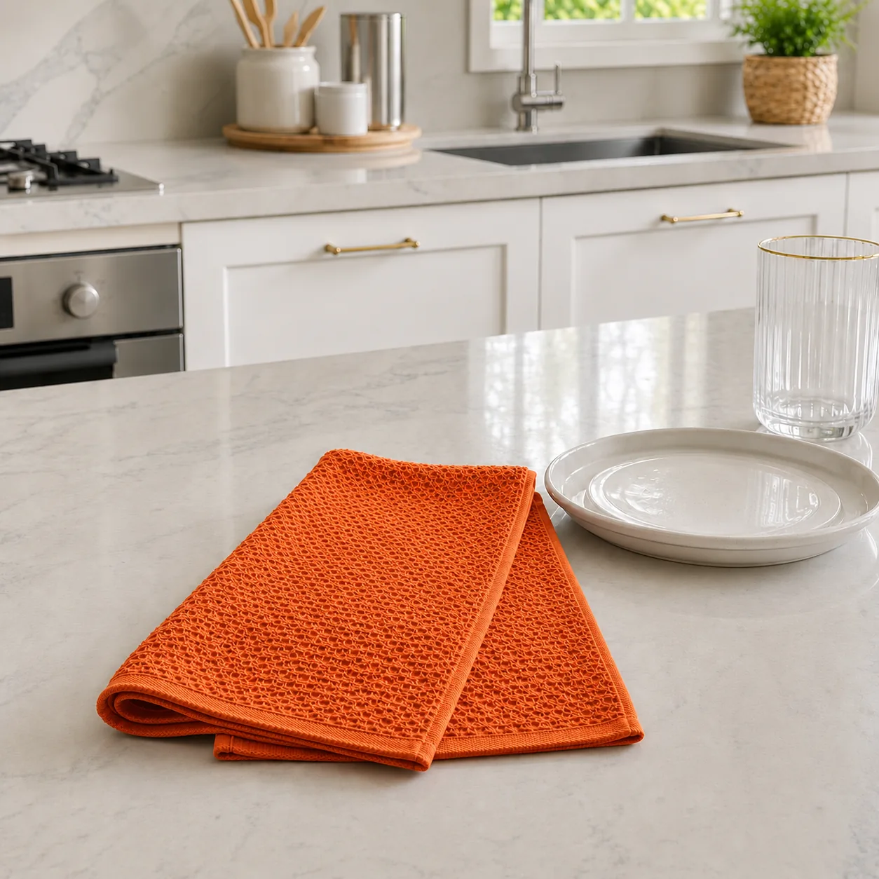 Popcorn Fancy Microfiber Kitchen Towel