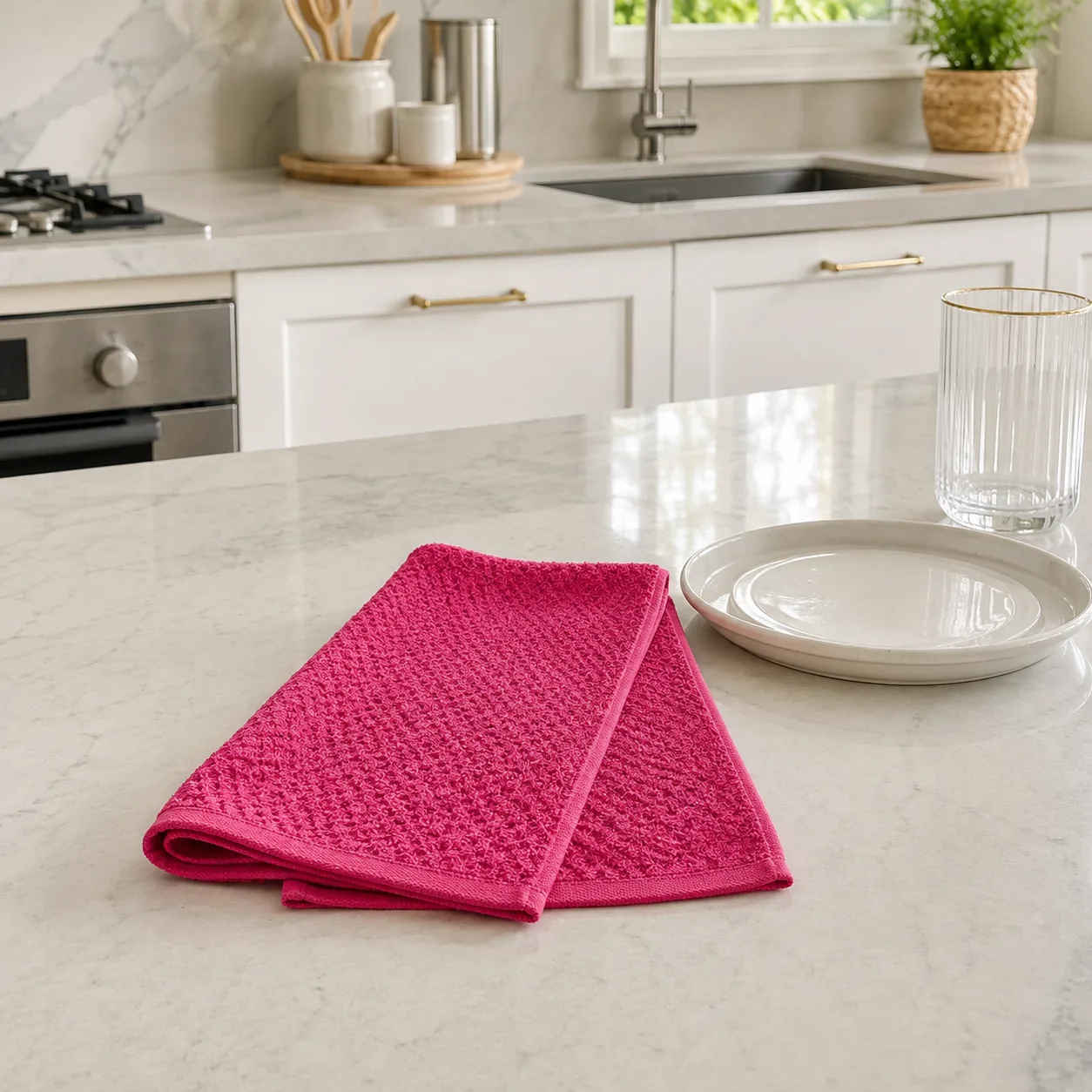 Popcorn Fancy Microfiber Kitchen Towel