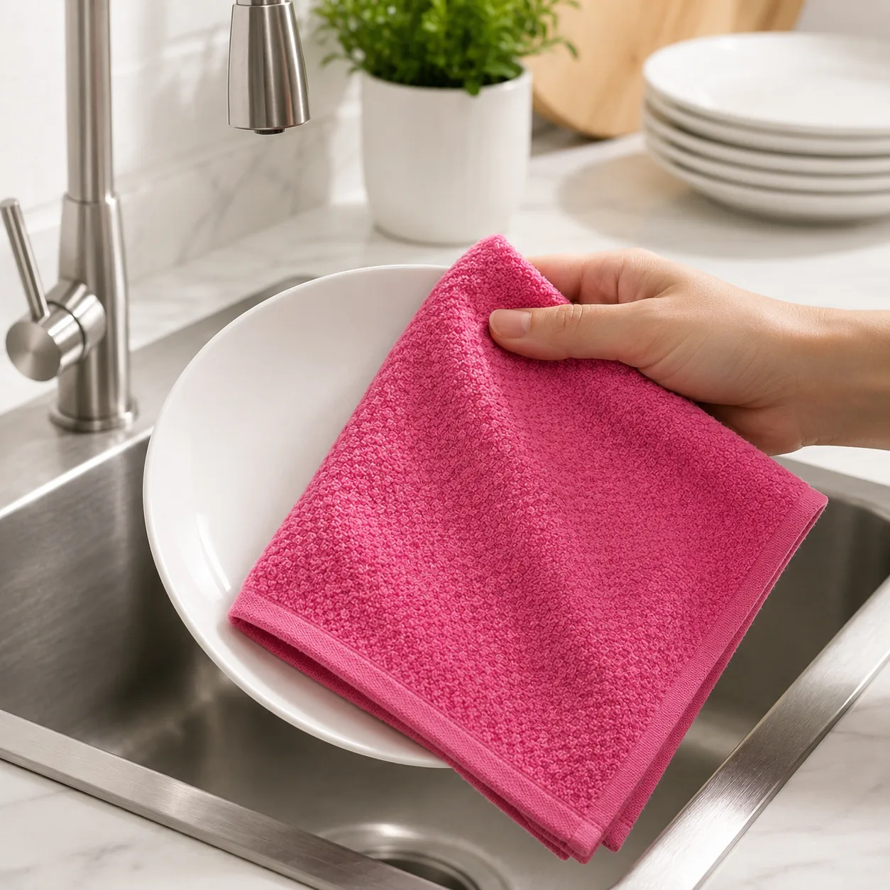 Popcorn Fancy Microfiber Kitchen Towel