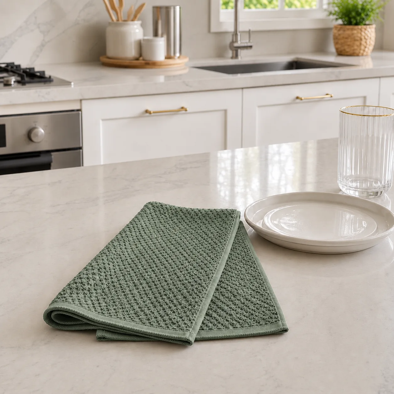 Popcorn Fancy Microfiber Kitchen Towel