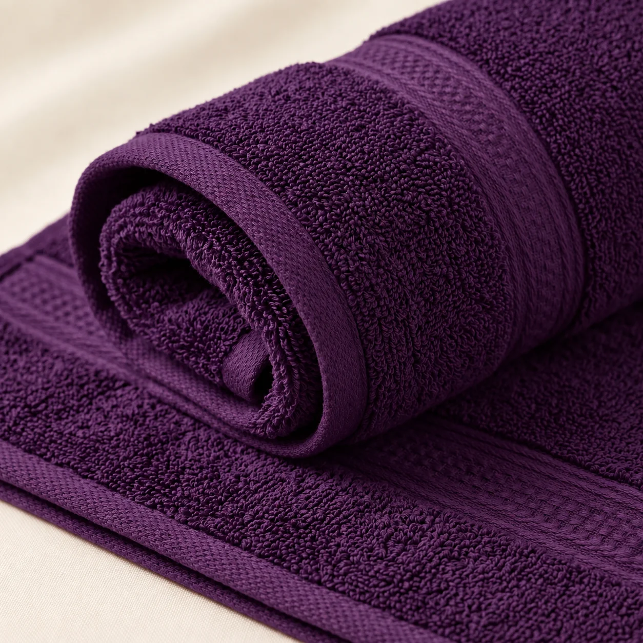 Bath towel Purple