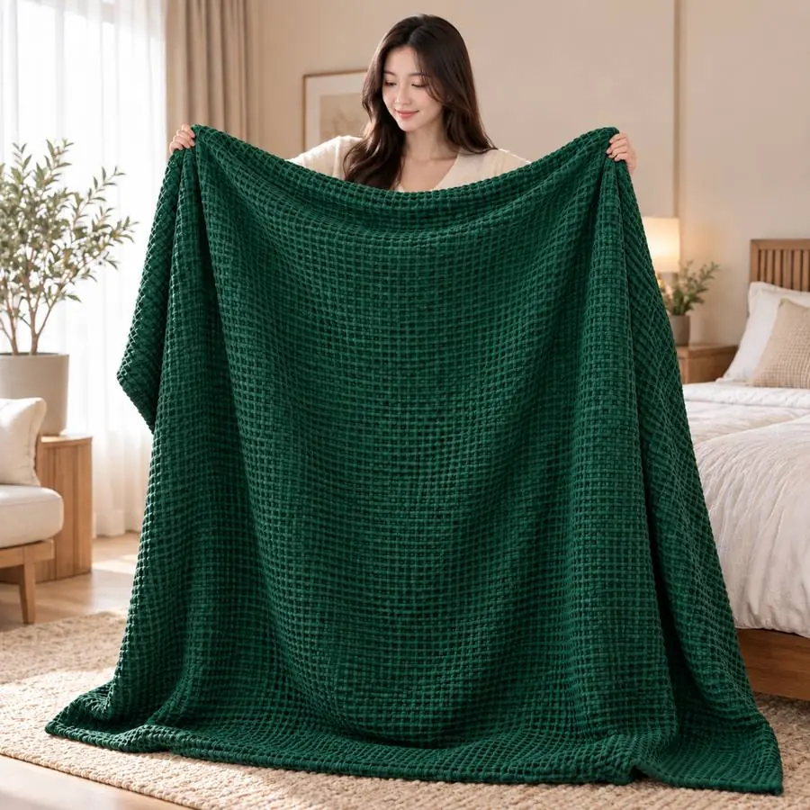 Waffle Blanket 60x80 – 1000 GSM Pure Cotton