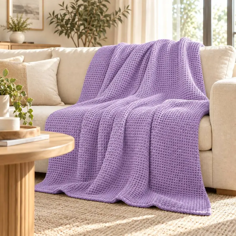 Waffle Blanket 60x80 – 1000 GSM Pure Cotton