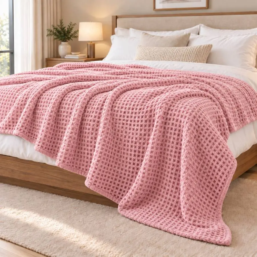 Waffle Blanket 60x80 – 1000 GSM Pure Cotton