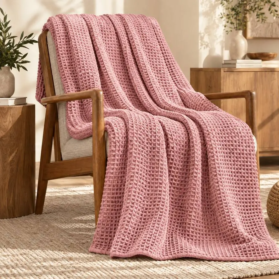 Waffle Blanket 60x80 – 1000 GSM Pure Cotton