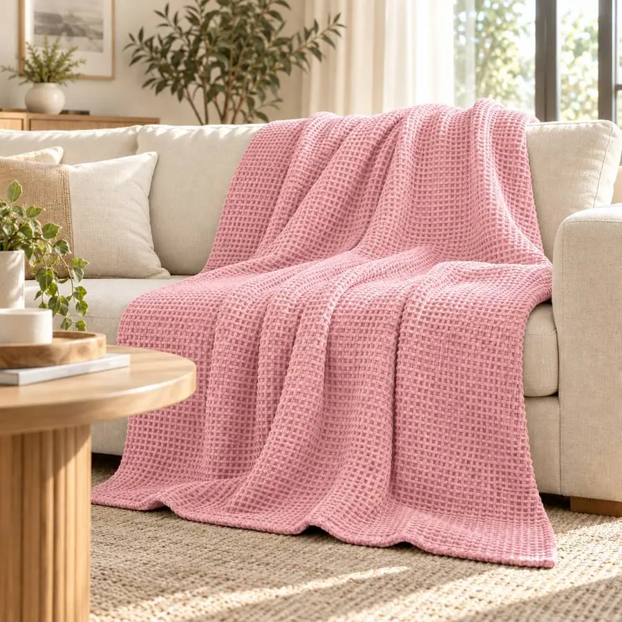 Waffle Blanket 60x80 – 1000 GSM Pure Cotton