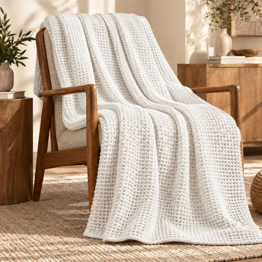 Waffle Blanket 60x80 – 1000 GSM Pure Cotton